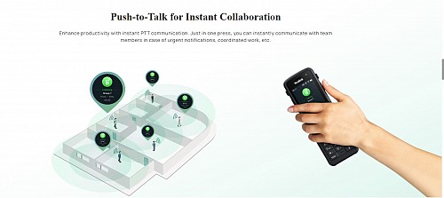 Yealink IP Phone Cordless Wi-Fi 6 Handset Ruggedized IP67 Roaming Dual Band with Bluetooth AX86R