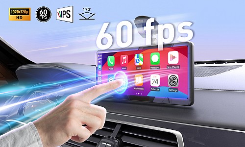 MINIX CAR Monitor Touch 8.9 HD 60fps Wi-Fi/Bluetooth/AUX Speaker CarPlay/Android Auto CP89-HD