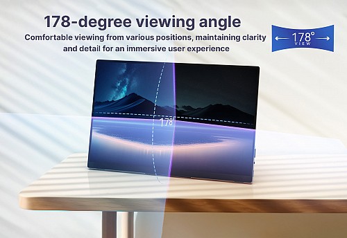 MINIX Monitor Portable 16 Full-HD 100% sRGB USB-C/HDMI, PD, Foldable Stand SF16