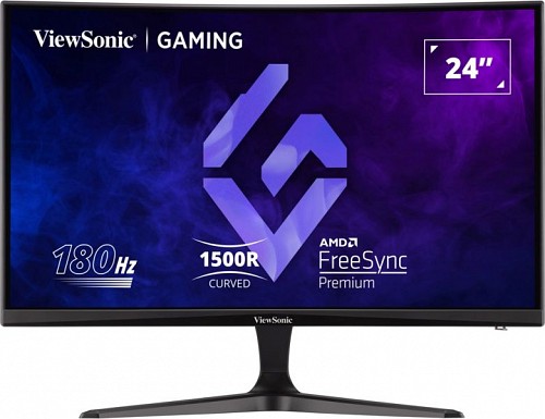 ViewSonic OMNI Gaming Curved Monitor SuperClear 24 Full-HD 165hz 1ms VX2418C