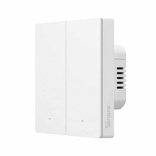 Sonoff Zigbee M5 WiFi Smart Wall Mechanical Switch (No neutral) 2-Button White