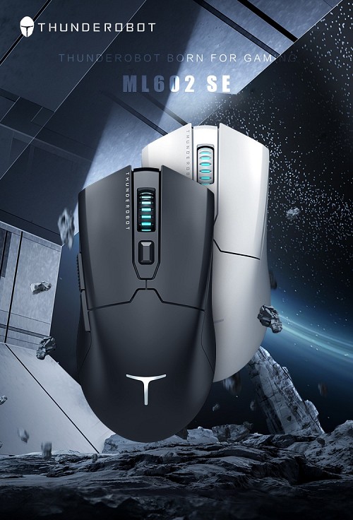 Thunderobot ML602 SE Wireless Gaming Rechargeable Mouse Black