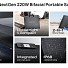 EcoFlow SPP Solar Panel Portable NextGen 220W Bifacial & Metal Stand