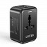 Unitek P1120A Universal Travel Charger 20W USBC+USBA Black