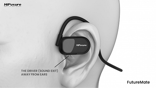 HiFuture Headphones Open Ear FutureMate Black