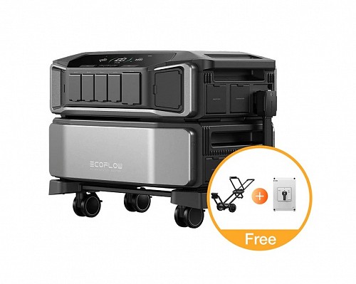 EcoFlow DELTA Pro Ultra + 6144Wh Battery Unit + Transfer Switch BUNDLE (28789+28647+28562)