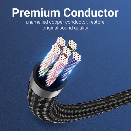 Vention AUDIO CONVERTER USB-C to 3.5mm Female RA Adaptor BGLHA