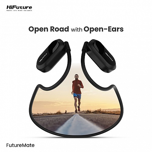 HiFuture Headphones Open Ear FutureMate Grey-White