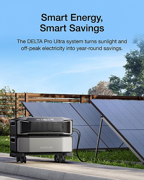 EcoFlow DELTA Pro Ultra + 6144Wh Battery Unit + Transfer Switch BUNDLE (28789+28647+28562)