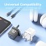 Vention Charger Wall GaN 20W 1xUSBC UK+Lightning Cable White FEPW0