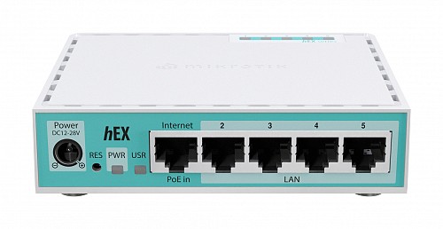 MikroTik Router Wired hEX 5xGbE/PoE In/USB 512MB E50UG