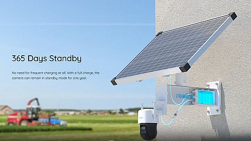 Reolink BP4G Outdoor Battery Camera 4K Trackmix LTE With Solar Panel Plus (G790) (Hard Bundle)