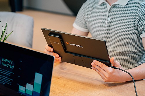 Verbatim Monitor Portable Touch 14 Full-HD Powered by Wireless PowerBank