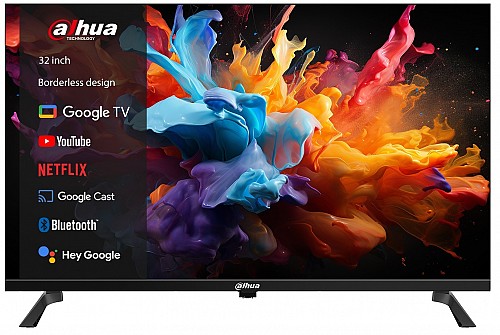 Dahua LTV32-SG100 32 HD Google TV with HDR10, Dolby Digital Plus & Voice Control Remote
