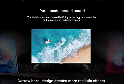 Dahua LTV40-SG200 40 Full HD Android TV with HDR10, Dolby Digital Plus & Voice Control Remote