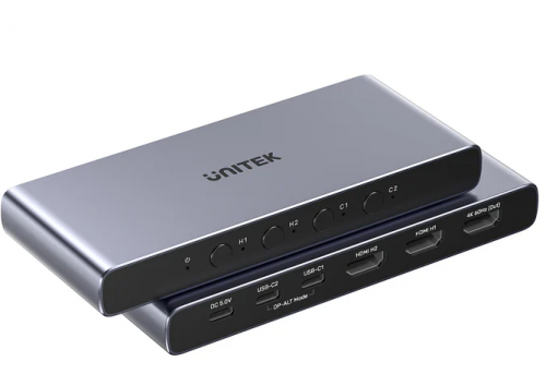 Unitek HDMI/USB-C Switch 4K 4in (2xHDMI + 2xUSB-C) 1xHDMI Out V1313A