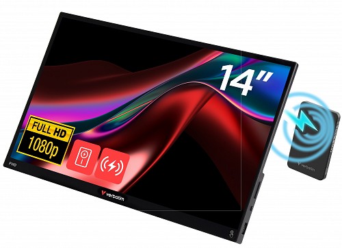 Verbatim Monitor Portable Touch 14 Full-HD Powered by Wireless PowerBank