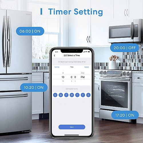 Meross Homekit Smart Wi-Fi Switch 16A (Matter) MSS715MA-UN