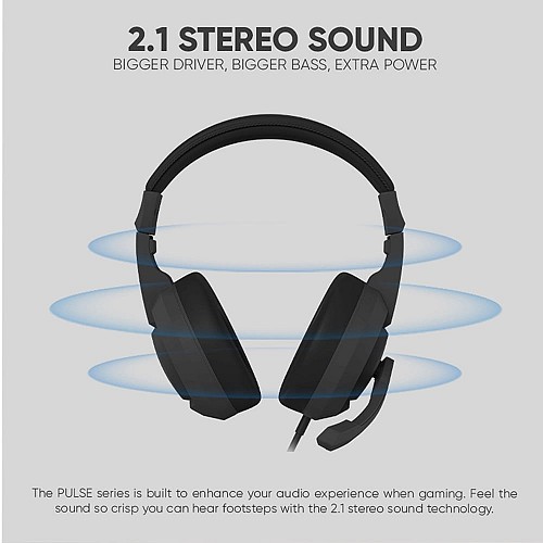 Armaggeddon PULSE 1 Chroma Gaming Headset 3.5mm 2.1 40mm White