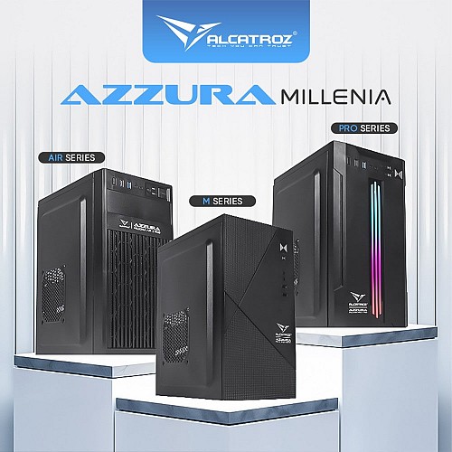 Alcatroz PC Case M-ATX AZZURA MILLENIA M200 with 235W PSU
