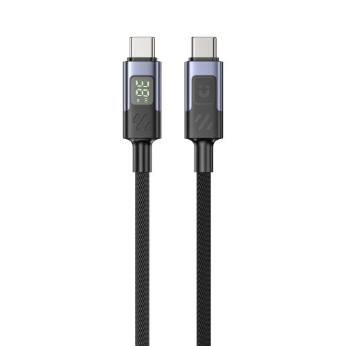 Unitek USB-C Cable PD60W Braided with Display 1.0m C14158A-1M
