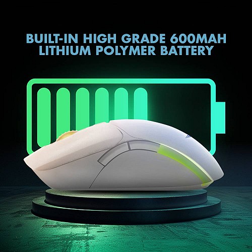 Armaggeddon Gaming Mouse Wired+2.4G+BT Recharge 600mAh MIRAGE-VI Black