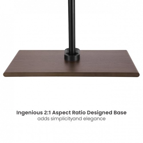 Brateck TV Floorstand 40x40 1.07m 35kg Shelf & MDF FS41-44T-02