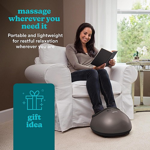 HoMedics Foot Massager Deep Kneading Shiatsu & Air Compression FMS-350HGY