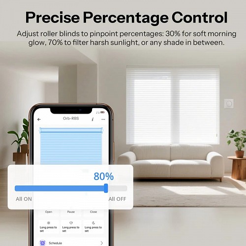 Sonoff WiFi Smart Switch MINI-RBS For Roller Shutter wall