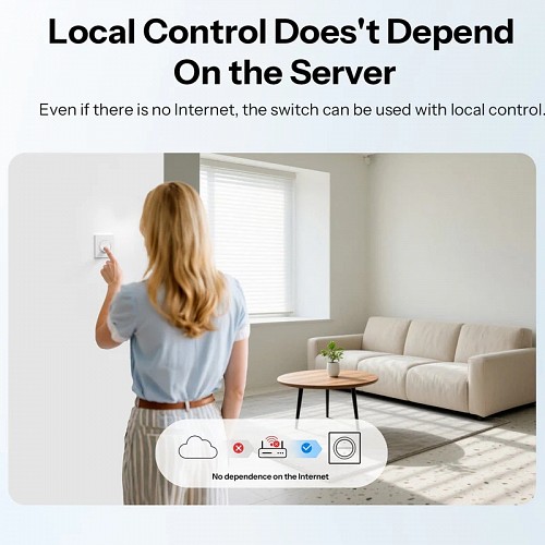 Sonoff WiFi Smart Switch MINI-RBS For Roller Shutter wall