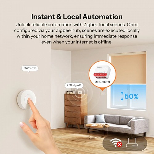Sonoff Zigbee MINI-RBS For Roller Shutter (2 pack)