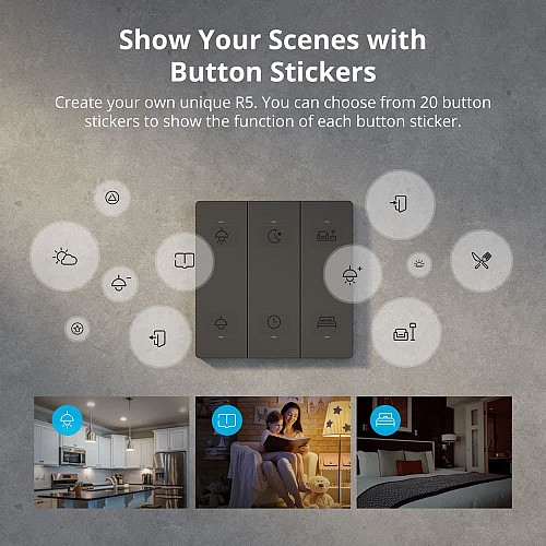 Sonoff Wifi Smart SwitchMan Scene Controller R5 White