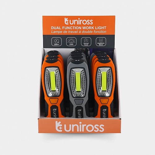 Uniross ULFL017 Light Torch 2in1 Spotlight & Floodlight 230 Lumens 25hrs