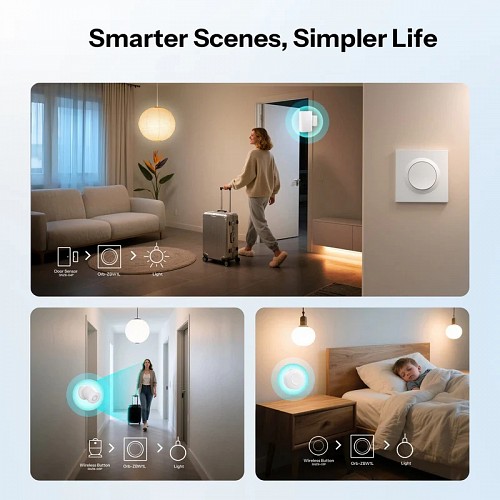 Sonoff Zigbee Smart Wall Mechanical Switch 1-Button White