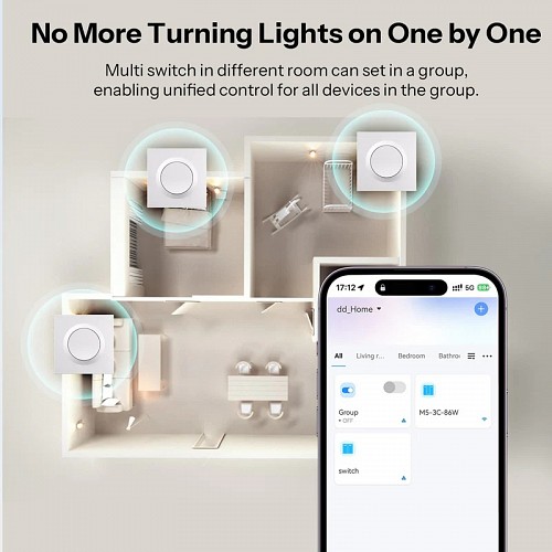 Sonoff Zigbee Smart Wall Mechanical Switch 1-Button White