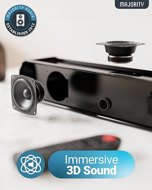 Majority Soundbar NAGA 80 140W 2.1 3D Sound Built-in Sub