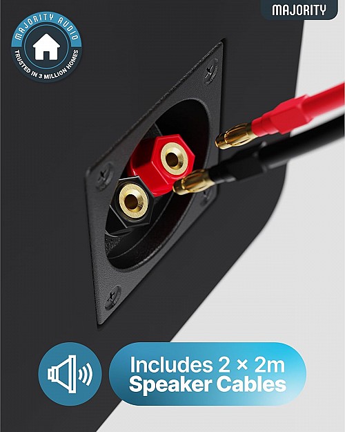Majority Speakers Passive 2.0 Set D70X 60W Black (pair)