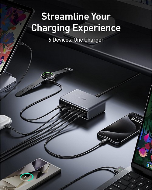 Anker Mobile Charger Desktop 200W PRIME A2683 Black