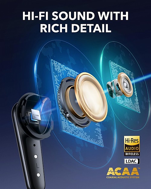 Anker Soundcore TWS Earphones Liberty 4 Pro Black