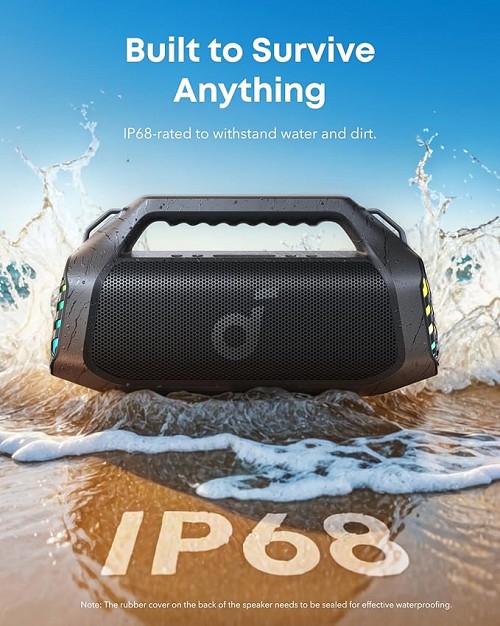 Anker Soundcore Speaker BT IPX7 Boom 2 PRO Black