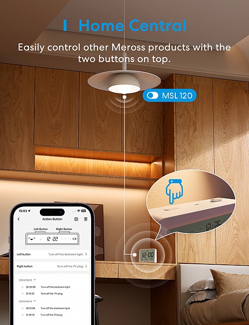 Meross Homekit Smart Temperature & Humidity Sensor (Matter) MS130MA-EU