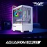 Armaggeddon Gaming Case M-ATX AQUARON Duplex White (Bottom USB Ports-310mm VGA)