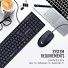 Alcatroz Keyboard & Mouse Wired Combo XPLORER C3600 Silent Black