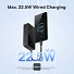 Baseus Powerbank 22.5W 20000mAh + Display EnerFill FC51 Bipow2 Pro  Black
