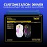 Armaggeddon Gaming Mouse Wired+2.4G Recharge FOXBAT-III CYBERPANK Black