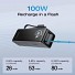 EcoFlow Charge Powerbank RAPID 25000mAh 170W + 100W Built-In & Retractable Cable Black