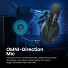 Armaggeddon COSMIC-V Gaming Headset USB+3.5mm+2.4G+BT PU Leather Ultraclear Black