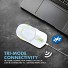 Armaggeddon Gaming Mouse Wired+2.4G+BT Recharge 600mAh MIRAGE-VI Black