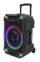 N-Gear FLASH1040 10 Portable Karaoke Speaker with 1x Wireless Mic LED Lights USB & BT