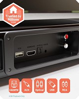 Oakcastle SB80 2.2 Soundbar Split 2in1 Bar/Speakers 120W BT, HDMI, USB